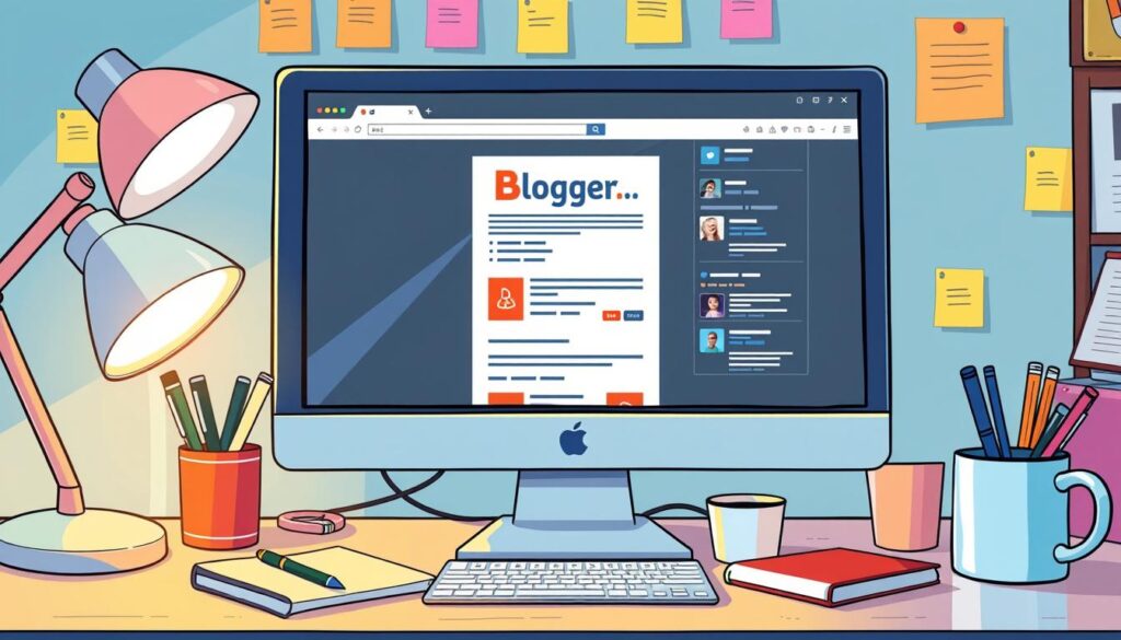 Blogger-1024x585 Como Criar um Blog Gratuito: 10 Melhores Ferramentas para Iniciantes