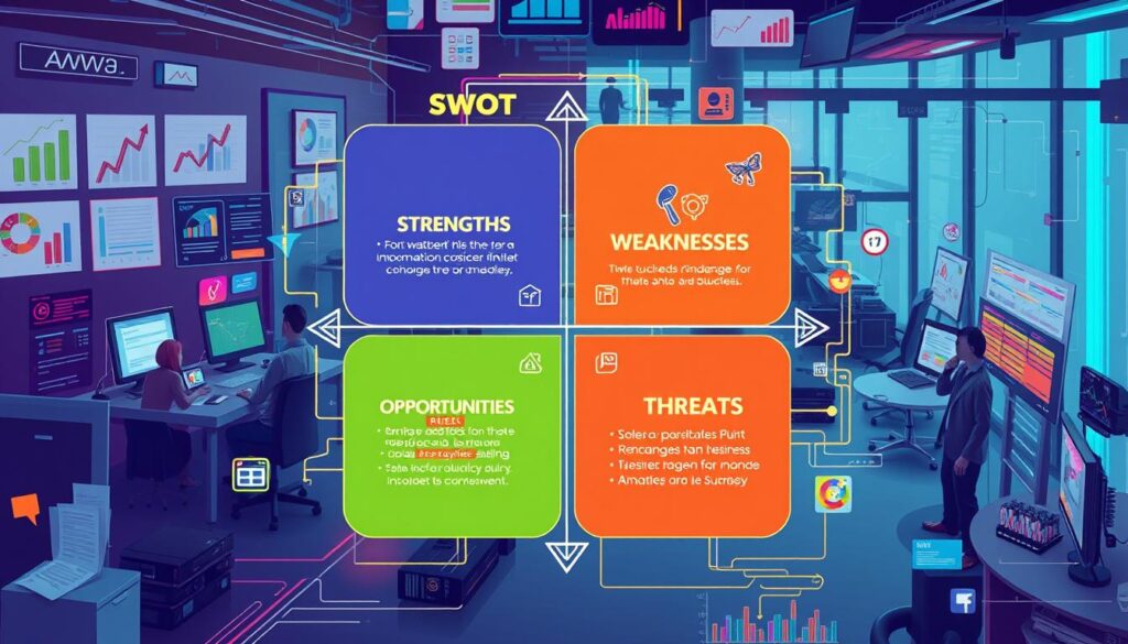 Analise-SWOT-Empresarial-1024x585 Como a Análise SWOT Pode Ajudar a Planejar Seu Negócio